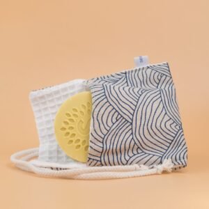 pochette à savon vagues bleues pochette à savon vagues bleues