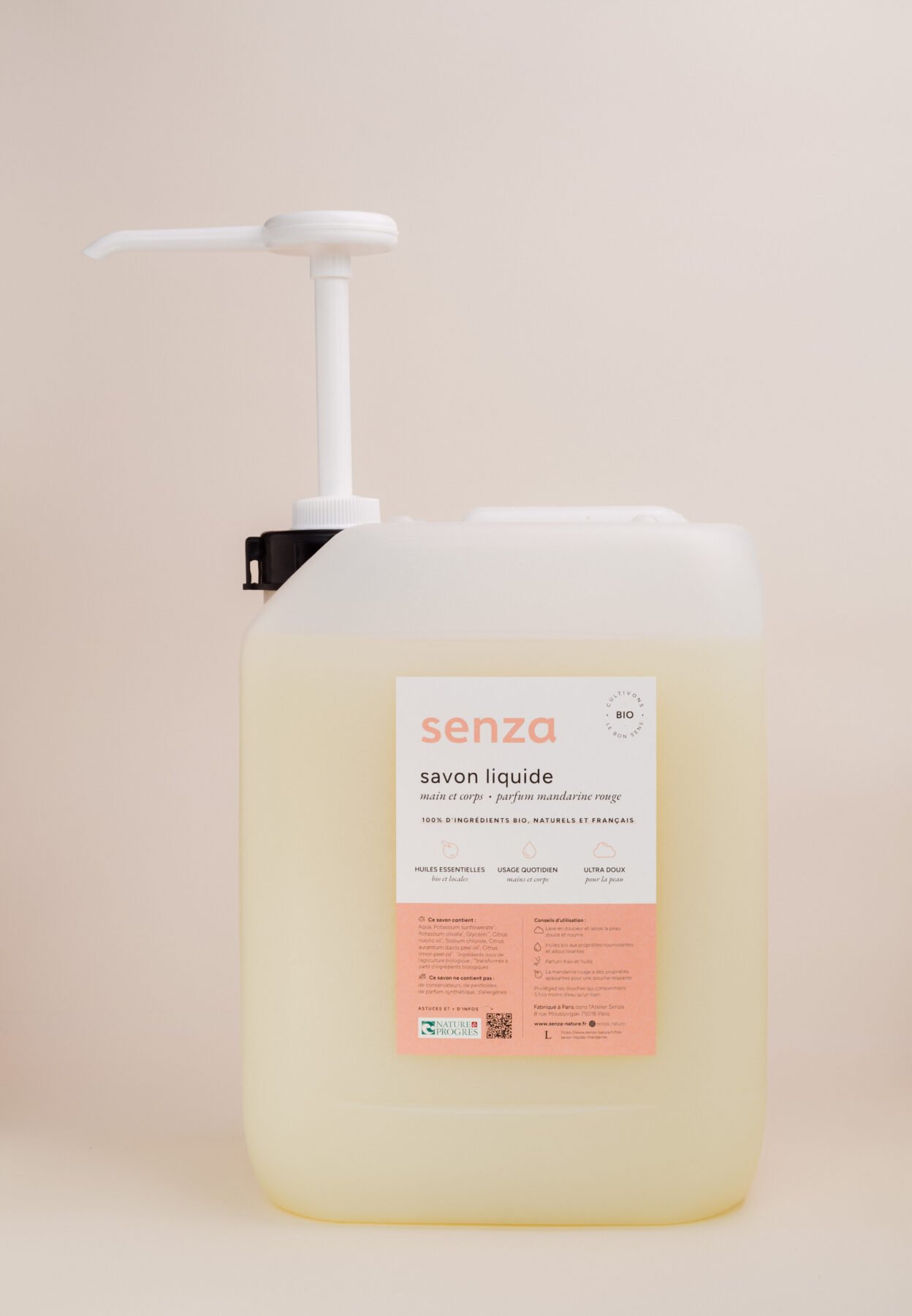 L1005539 Savon liquide mains & corps - Orange douce