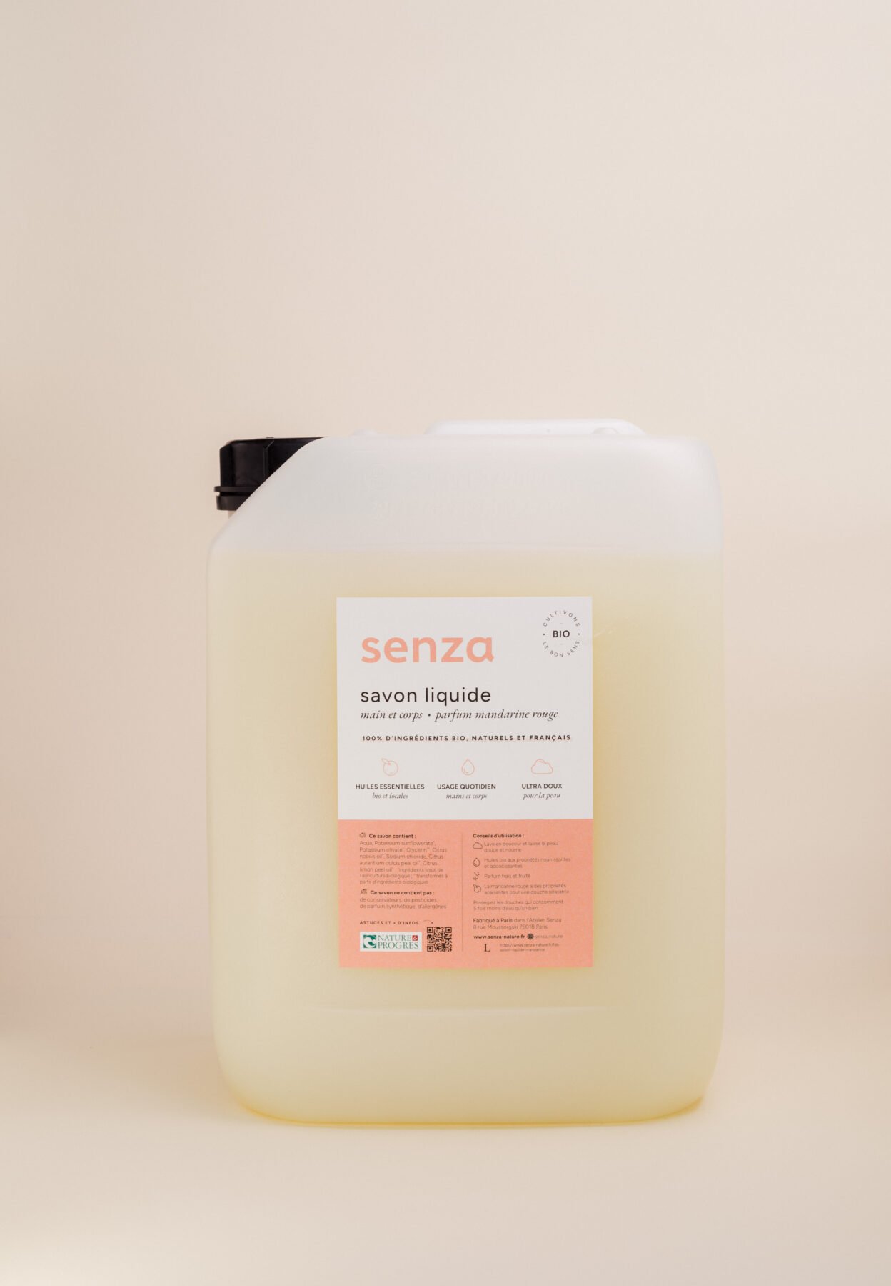 Bidon 5L savon liquide orange Bidon 5L savon liquide orange